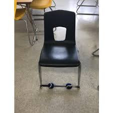 Sensory Foot Fidget Black Band Blue Balls 2 Classroom Chairs Band Classroom Kids Sensory