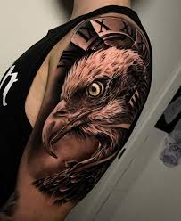 Eagle Broken Clock Face Bald Eagle Tattoos Eagle Tattoo Eagle Tattoos