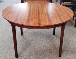 Vintage Round Rosewood Dining Table W Butterfly Leaf C 1960s Quality Built By Mcintosh Uk Import L Meubilair
