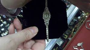 Vintage gold and pearl drop earrings $54. 2 Carat Diamond 14k Gold Ladies Hamilton Vintage Watch