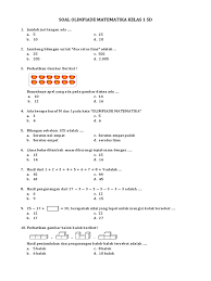 50 contoh soal bilangan bulat dan jawabannya mtk sd k13 jawaban soal uraian 1. Soal Olimpiade Matematika Kelas 1 Sd