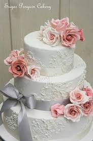 Pin By Melissa Riley On Stuff I Want To Make Pink Wedding Cake Wedding Cake Roses Cool Wedding Cakes