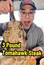 3 Pound Tomahawk Steak at Eddie’s Gourmet Diner