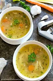 Grandma S Homemade Chicken Soup With Chicken Garlic Onion Carrots Celery Stalks B Chicken Soup Recipes Homemade Homemade Chicken Soup Chicken Soup Recipes