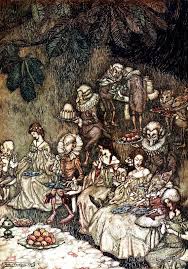 Fairy Banquet Peter Pan In Kensington Gardens Arthur Rackham Metal Print By Forgottenbeauty Arthur Rackham Art Illustration