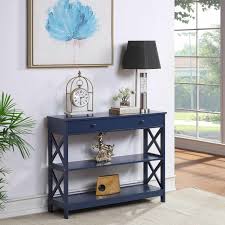 Convenience Concepts Oxford Cobalt Blue One Drawer Console Table 203295cbe Bellacor Buy console tables and get the best deals at the lowest prices on ebay!