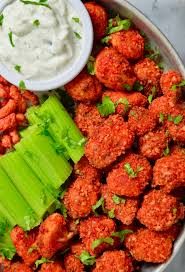 Flamin Hot Buffalo Cauliflower Bites My Vegetarian Roots