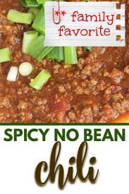 Chili Without Beans Chili Without Beans Vegetarian Chili Recipe Chilli Recipes