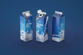 Tetra Rex 1000ml Carton Packaging 3d Model With Twistcap In 2020 Tetra Packaging Tetra Pak