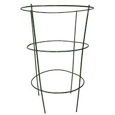 Gardener S Blue Ribbon 19 In Evergreen Grow Cage 901596ev The Home Depot In 2020 Plant Supports Plant Cages Vegetable Trellis