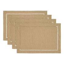 This woven placemat from kitchen craft is a really convenient way to protect your table tops. Beige Placemats From 30 Until 11 20 Wayfair Wayfair