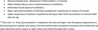 As the illness progresses, the cells of the immune system release a cascade of chemicals that eventually cause massive inflammation and can lead to organ malfunction, shock (septic shock), and death. The Surviving Sepsis Campaign Bundle 2018 Update Springerlink