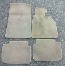 Set 4 Genuine Bmw 3 Series E46 Beige Carpet Floor Mats Bmw In 2020 Beige Carpet Floor Mats Car Seat Cover Sets