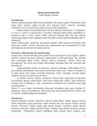 Parasit ini hanya disebarkan oleh nyamuk anopheles betina yang akan menggigit penderita di malam hari. Pdf Malaria Pada Kehamilan