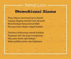 Check spelling or type a new query. Pantun Lucu Tentang Pendidikan Agar Memotivasi Para Siswa Yedepe Com