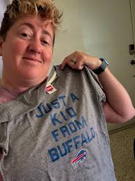 The best thing that came from our time in Buffalo is this kid ❤️ 🦬  #buffalo #lakeeffectsnow #newshirt #notsponsored