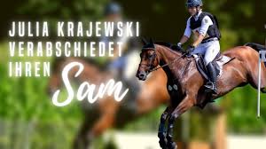 Und das sind die reiterinnen für deutschland. Julia Krajewski Verabschiedet Ihren Sam Durch Einen Infekt Aus Dem Sport Genommen Youtube