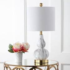 Anya 20 5 Mini Glass Led Table Lamp Multiple Colors By Jonathan Y Walmart Com Mini Table Lamps Table Lamp Led Table Lamp