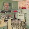 The center island replaces enough counter space to fit a clothes washer and dryer in the room. 3
