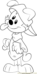Animaniacs the hedgehog coloring pages. Wakko Coloring Page For Kids Free Animaniacs Printable Coloring Pages Online For Kids Coloringpages101 Com Coloring Pages For Kids