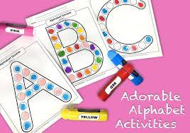What are the best alphabet activities for toddlers? Adorable Alphabet Activities