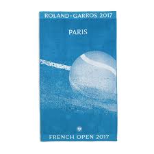 French Open Merchandise Roland Garros Blue Beach Towels Tennis Clothes