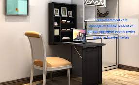 Idéalement installée dans un studio ou dans une petite pièce, la table murale pliante est incontournable. Costway Table Murale Rabattable Bureau Mural Pliable Gain De Place Avec Ardoise De Rangement Etagere Integree En Mdf Noir 82x16x60cm Cdiscount Maison