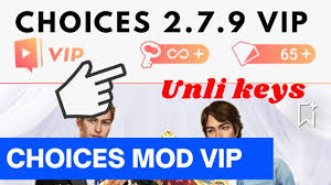 1) download apk files on happymod.com. Choices Mod Apk Vip Unlimited Keys Diamonds Choices 2 7 9 Vip Mod 2021 Youtube