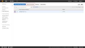 كيفية إرسال بريد Amazon Web Services Aws