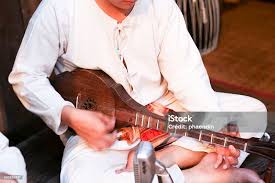 Guitar Thái Lan Trong Một Ban Nhạc Truyền Thống Hình ảnh Sẵn có