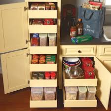 Utilizing the additional storage space of doors to make most of the pantry [from: 41 Genius Kitchen Organization Ideas The Family Handyman