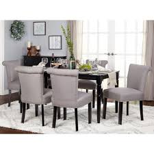Adeline Dining Chair Gray Set Of 2 Walmart Com Grey Dining Room Dining Room Sets Dining Room Small