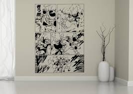 Dragon Ball Z Goku Vs Frieza 5 Panel Wall Art Stickers