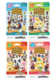 Nintendo Animal Crossing Amiibo Cards Series 1 2 3 4 3ds Wii U 6 Card Packed Animal Crossing Amiibo Cards Animal Crossing Pack Of Cards