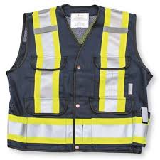 Next product > navy blue bottom orange safety vest. Traffic Vests Macmor Industries