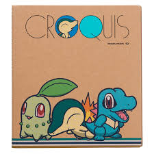 ポケモンセンターオリジナル クロッキーブックsq pokemon petit チコリータ ヒノアラシ ワニノコ ヒノアラシ ポケモン クロッキー