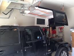 I'll put up a detailed review of the gearbox humming if considered as the jeep music, is good, otherwise, prolonged exposure to it. Cheap And Easy Hard Top Hoist Jkowners Com Jeep Wrangler Jk Forum Diy Jeep Jeep Wrangler Jeep Hardtop Storage