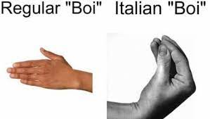 Used to suggest that something is small, or to gesture a small… Italian Hand Memes Photos Facebook