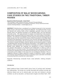 Salary estimates based on salary survey data collected directly from employers and anonymous employees in malaysia. Composition Of Malay Woodcarving Case Studies On Two Traditional Timber Houses