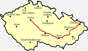 Liberec was once home to a thriving textile industry and hence nicknamed the manchester of bohemia. Prague Hradec Kralove Pardubice Pribram Trebic Czech Republic English Map Png Pngegg