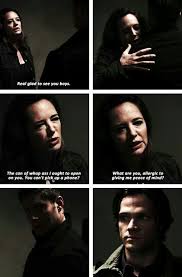 Ellen I Miss Her On Supernatural Supernatural Funny Supernatural Tv Show Supernatural Fandom