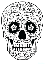 Skull Stencils Free Printable Shakeprint Co Pertaining To Blank Sugar Skull Template 11 Template I Skull Coloring Pages Sugar Skull Drawing Skull Template