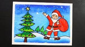1024 x 651 jpeg 324 кб. Merry Christmas Drawing Easy How To Draw Christmas Scene Santa Claus Drawing Youtube
