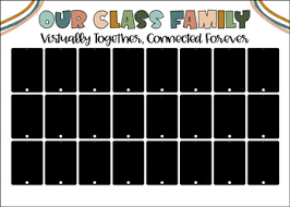 I made this for my class and just thought i would share :)i included the clipart i used so you can create a class photo for any size classroom. Class Photo Template For Distance Learning By A Trailblazing Teacher