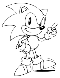 Sonic the hedgehog coloring pages to print is a wondrous pre reading activity for your kids. Ausmalbilder Sonic 118 Schwarz Weiss Bilder Drucken Sie Kostenlos