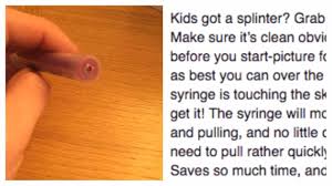 It becomes more difficult when you know that you have to dig if the splinter is a quite a big one that it can be removed easily.in this article, we are going to discuss some of the best ways that will help you get a. Mom S Genius Trick For Removing Splinters Is The Best Parenting Hack Ever