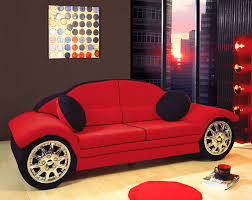 So Cool A Race Car Sofa For A Man Cave Sure To Please And Be A Real Conversation Starter Car Sofa Man Cave Furniture Boys Bedrooms