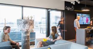 sneak peak into the offices of pwc basel designed by evolution design peter wuermli mell sofa bardesign cafedesign lounge design sofa cafe design