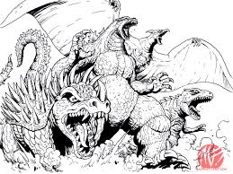 You might also be interested in coloring pages from fantasy & mythology category. Kaiju Team Eat Yo Face By Kaijusamurai On Deviantart