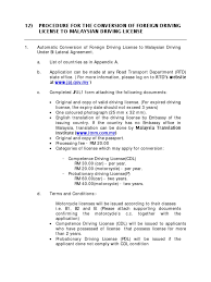 The different classes of driving licences in malaysia. Malaysia Driving License Procedure Driver S License Transport
